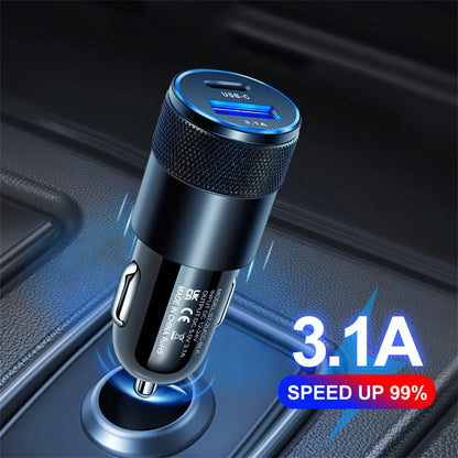 USB Type C Car Charger With Fast Charging For Phones - Smarsty