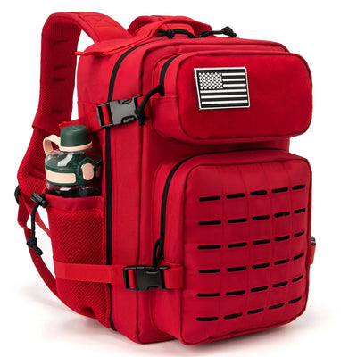 25L Tactical Backpack Outdoor Bag for Fitness MOLLE Backpack GYM For Women/Men EDC Hiking Survival Rucksack Witch Bottle Holder by Smarsty