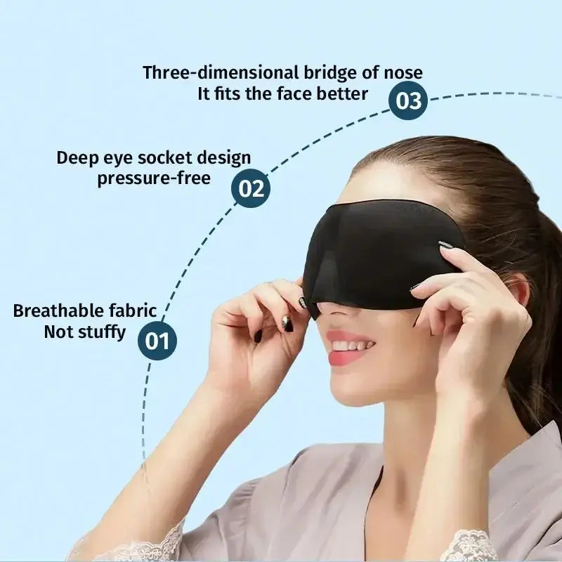 3D Contoured Eye Mask for Deep Sleep - Smarsty