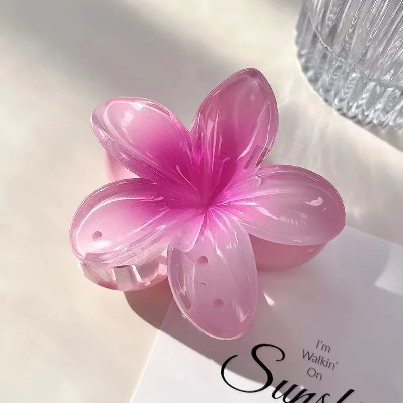Gradient Flower Hair Clips Set for Beach Styles - Smarsty