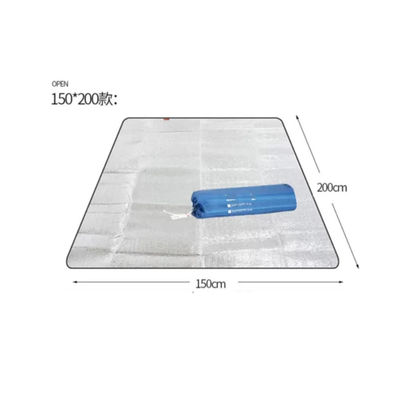 Waterproof Mat Double-sided Aluminum Film Moisture-Proof Mat Portable Picnic Mat Outdoor Tent Camping Beach Moisture-Proof  Mat