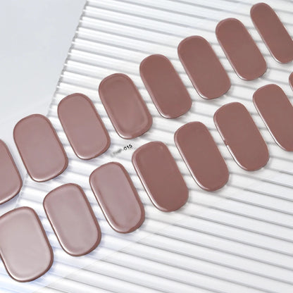 Long-Lasting Semi-Cured Gel Nail Stickers for Easy Application - Smarsty