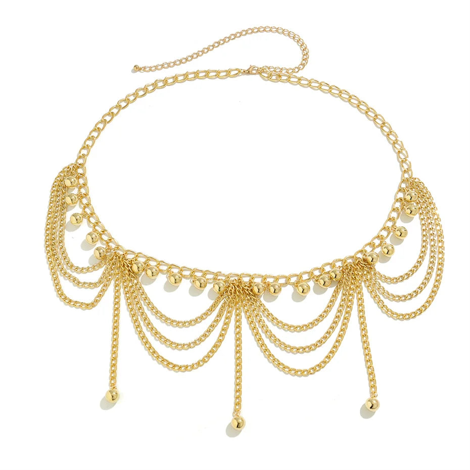 Multilayer Butterfly Pendant Belly Chain for Women - Smarsty