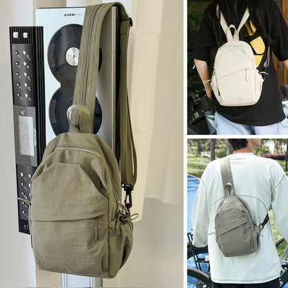 Lightweight Nylon Crossbody Bag Unisex Chest Pack Travel - Smarsty