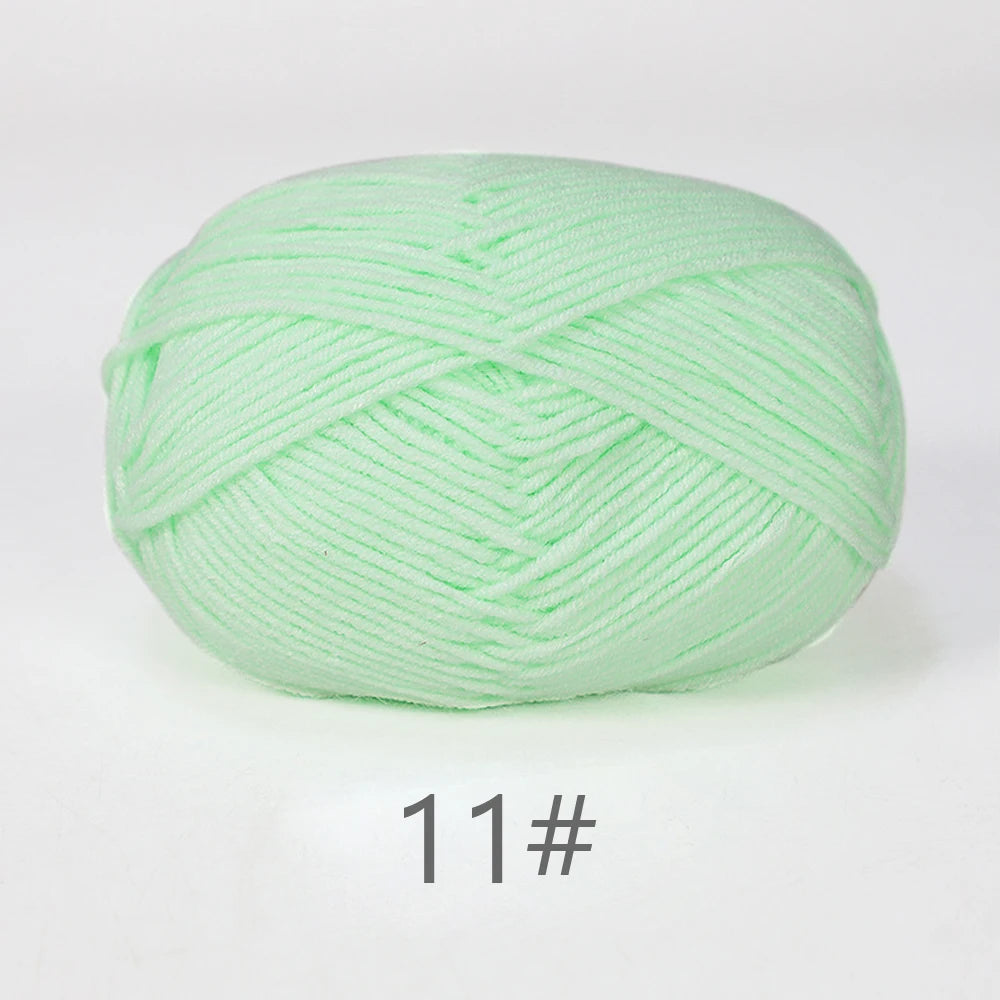 Soft Milk Cotton Yarn for Hand Knitting Projects - Smarsty