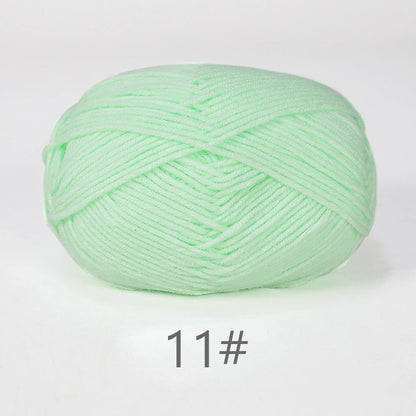 Soft Milk Cotton Yarn for Hand Knitting Projects - Smarsty
