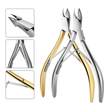 Stainless Steel Nail Cuticle Nipper for Precise Grooming - Smarsty
