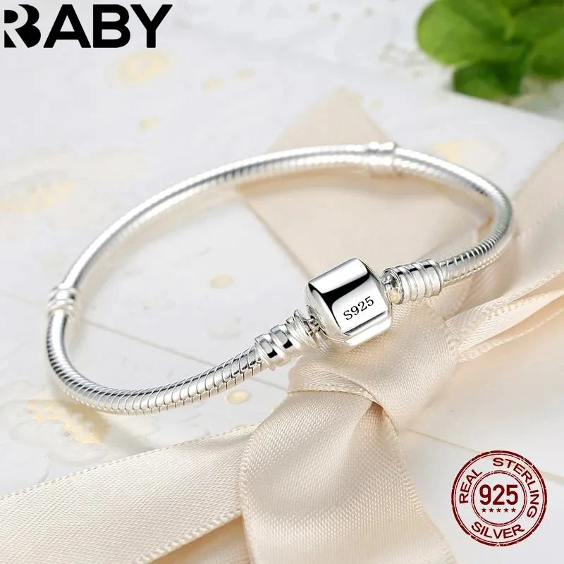Handmade 925 Sterling Silver Charm Bracelet for Women - Smarsty