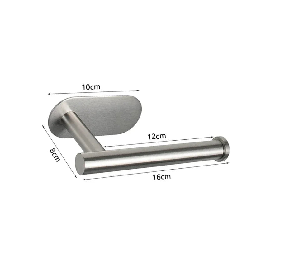 No Drilling Stainless Steel Toilet Paper Holder - Smarsty