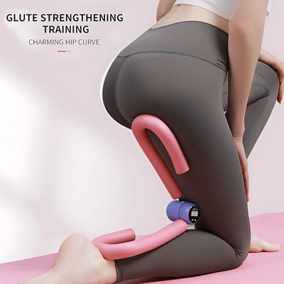 Leg Kegel Trainer – Fleece Material, Home Leg Muscle Training, Yoga Use, Pelvic Floor Exercise - Smarsty