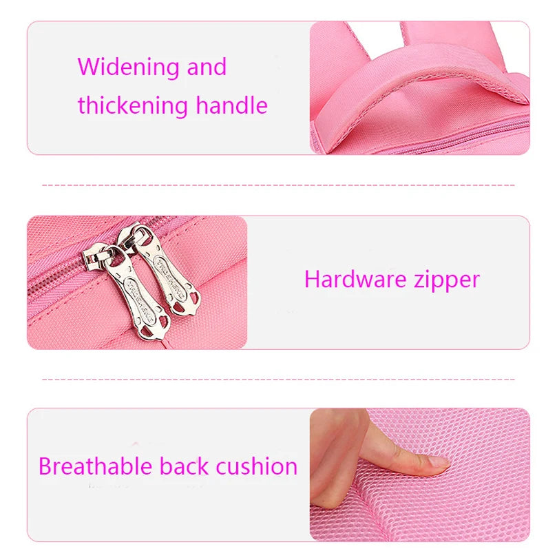 Cute Cat Printed Kids Backpack Waterproof School Bag - Smarsty