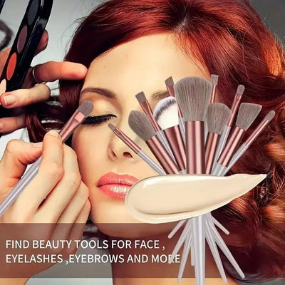 Professional Soft Fluffy Makeup Brush Set for Flawless Application - Smarsty