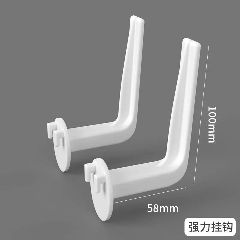 No Punching Pegboard Wall Organizer Panel Shelves For Gamer Room,bathroom,kitchen Storage Rack Organizer Pegboard Accessories by Smarsty