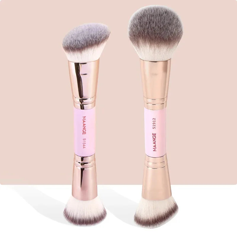 Double-Ended Foundation Makeup Brush Set for Flawless Blending - Smarsty