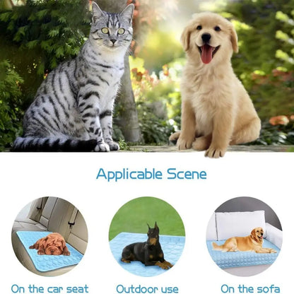 Cooling Summer Dog Mat Breathable Pet Bed Washable - Smarsty