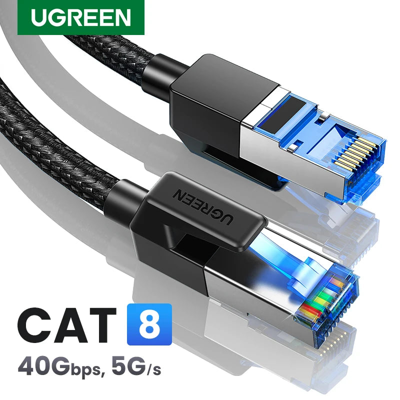 UGREEN CAT8 Ethernet Cable 40Gbps High Speed Performance - Smarsty