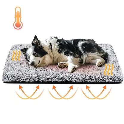 Winter Self-Heating Pet Pad Blanket for Dogs Cats, No Electricity Thermal Mat with Anti-Slip BottomWarm Cushion for Puppy Kitten - Smarsty