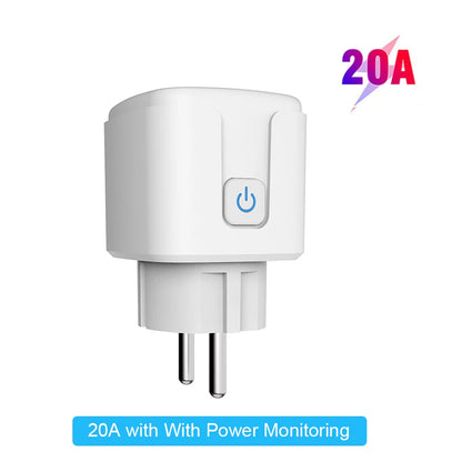 Zigbee Smart Plug With Power Monitoring And Voice Control - Smarsty