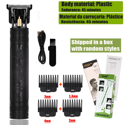 T9 Hair Clipper Repair Beard Shaving Body Hair Trimmer Clippers Electric Machine Men Haircut Machine 0mm Barber Shaver - Smarsty