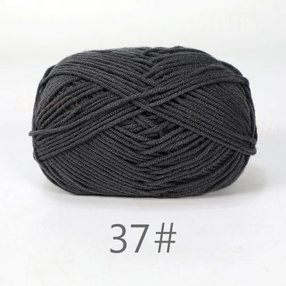Soft Milk Cotton Yarn for Hand Knitting Projects - Smarsty