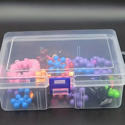 Transparent Plastic Storage Boxes for Jewelry and Crafts - Smarsty