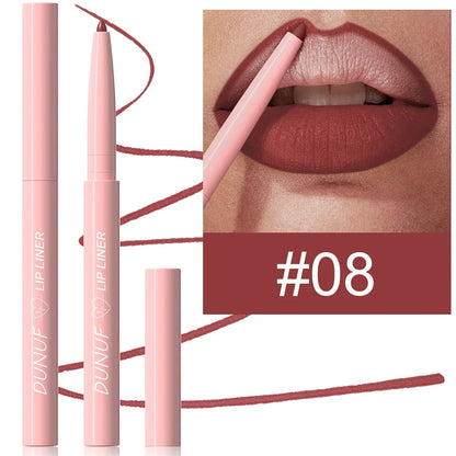 Matte Red Brown Lip Liner Pencil for Plump Lips - Smarsty