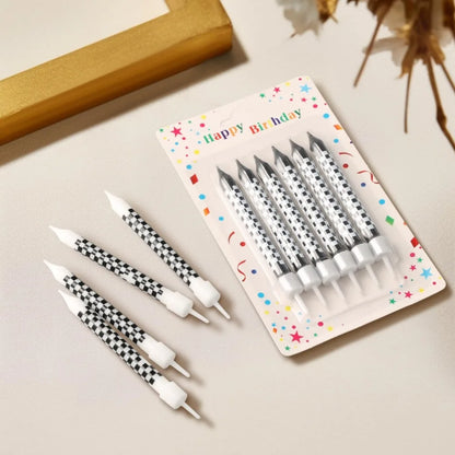 6/12/48pcs/1case Birthday Candles Spiral Cake Candles  Long Thin Cake Candles For Wedding Party And Cake Decoration - Smarsty