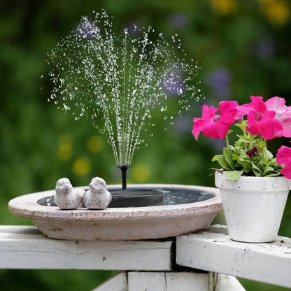 Solar Powered Mini Fountain for Garden Decor - Smarsty