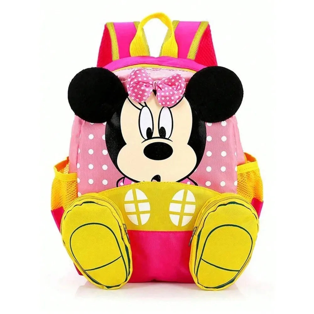 Cute Mickey Mouse Kids Backpack With Spine Protector - Smarsty