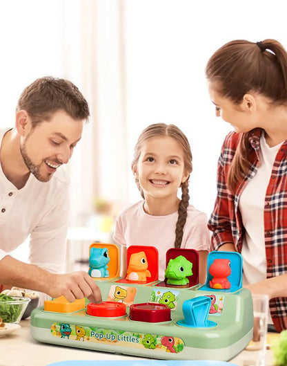 Interactive Activity Pop Up Toy for Babies Cause and Effect Toy Baby Development Games Montessori Educational Learning Toys
