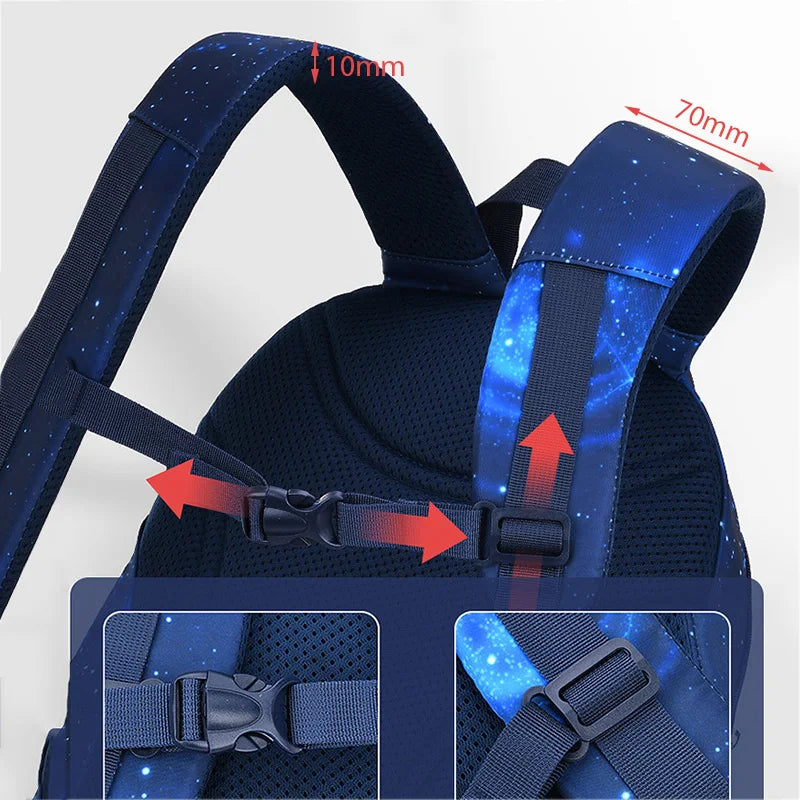 Waterproof Kids Backpack Starry Sky For Boys And Girls - Smarsty