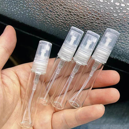 Mini Clear Glass Perfume Bottles Portable Travel Set - Smarsty