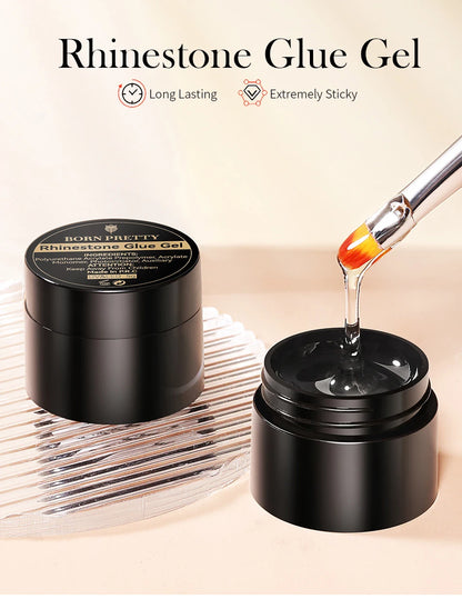 Born Pretty Rhinestones Glue Gel Set for Stunning Nails - Smarsty