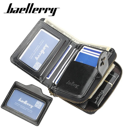 2023 New Women Wallets Fashion Short PU Leather Top Quality Card Holder Female Zipper Purse - Smarsty