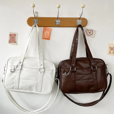Japanese Style JK Bag Women PU Leather Crossbody Bag - Smarsty
