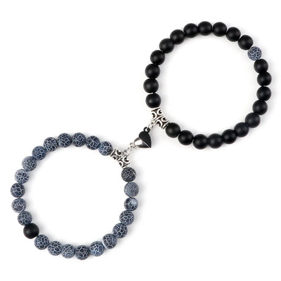Natural Stone Couple Bracelets Set for Friendship - Smarsty