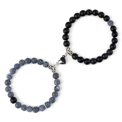 Natural Stone Couple Bracelets Set for Friendship - Smarsty