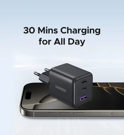 30W GaN USB C PD Fast Charger Ultra Compact PowerDelivery - Smarsty