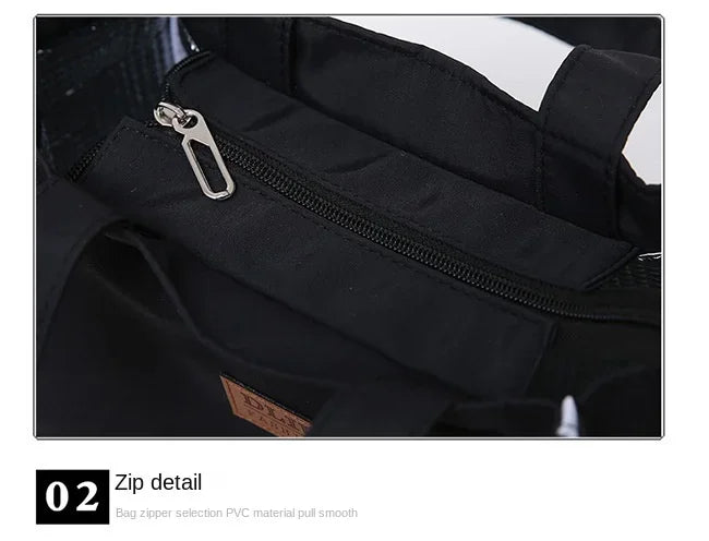Large Capacity Insulated Lunch Bag With Sturdy Top Handle - Smarsty
