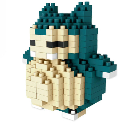 DIY Pokemon Blocks Small Cartoon Mini Building Block Pikachu Charizard Eevee Mewtwo Anime Assemble Action Model Dolls Toys by Smarsty