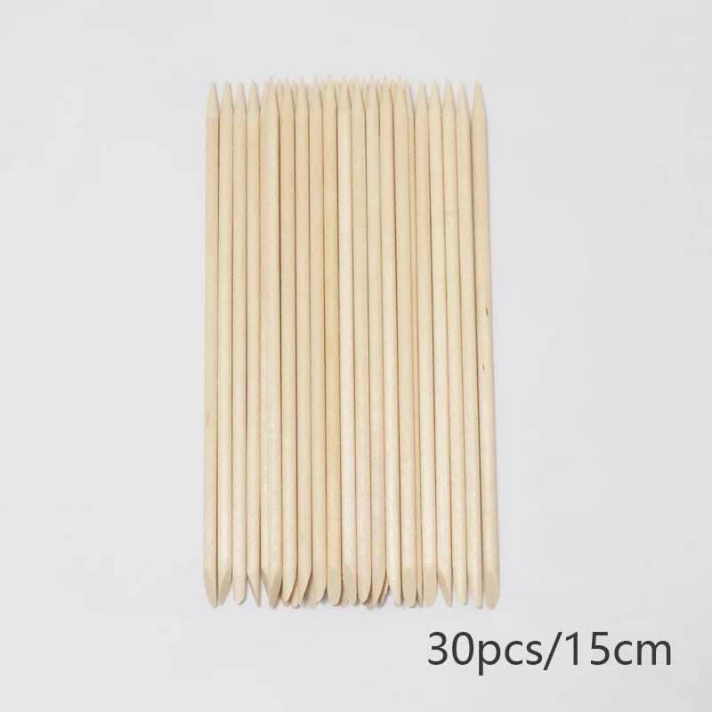 Lurayee Wooden Nail Cuticle Pusher for Perfect Manicures - Smarsty