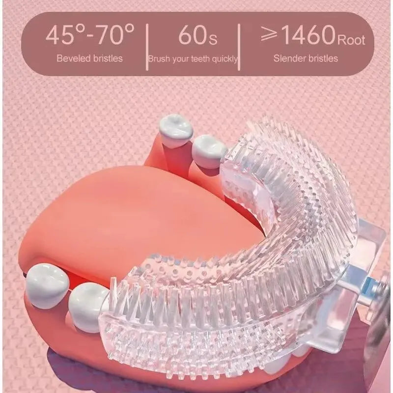 Children's Smart Electric Toothbrush with 360 Degree Cleaning - Smarsty