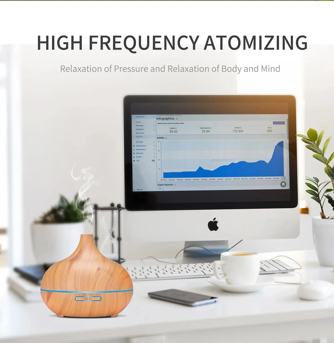 Aromatherapy Essential Oil Diffuser With Remote Control - Smarsty