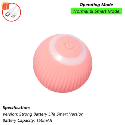 Interactive Cat Toy Ball With Rechargeable Tail - Smarsty