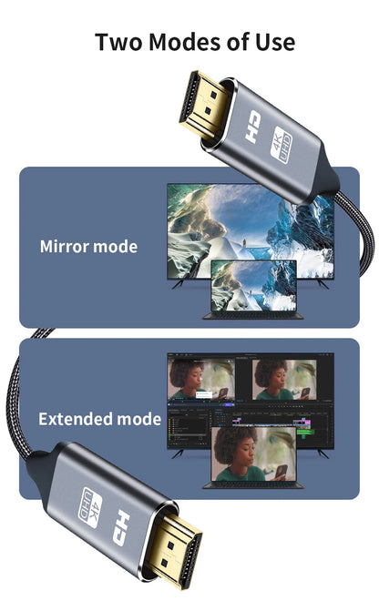 NIERBO HDMI 2.0 Cable 4K High Speed for Gaming - Smarsty