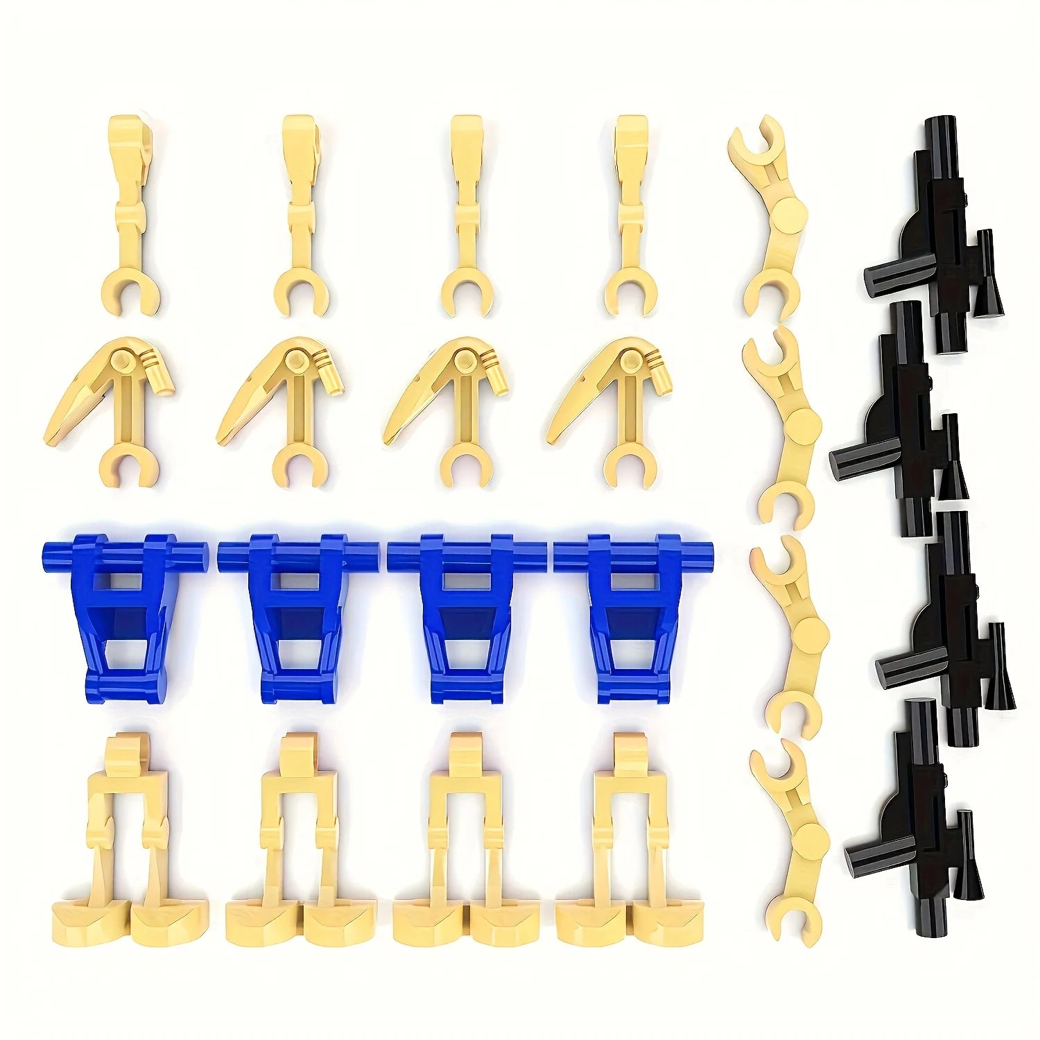 28 Droids Building Blocks Set - Articulated Minifigures | Clone Army Diorama Kit | Compatible with Lego DIY toys - Perfect Gift