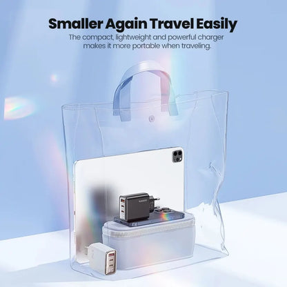 GaN USB Type C Charger With Digital Display 65W Power - Smarsty