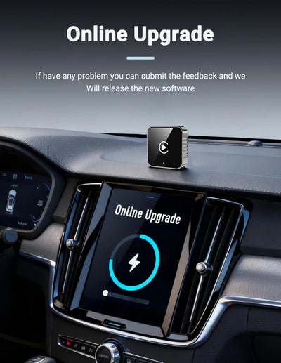 New Super Mini Carplay AI Box Wired to Wireless CarPlay/Android Auto 2in1 Box 5GHz WiFi5 for 99% Original Wired CarPlay/Auto Car - Smarsty
