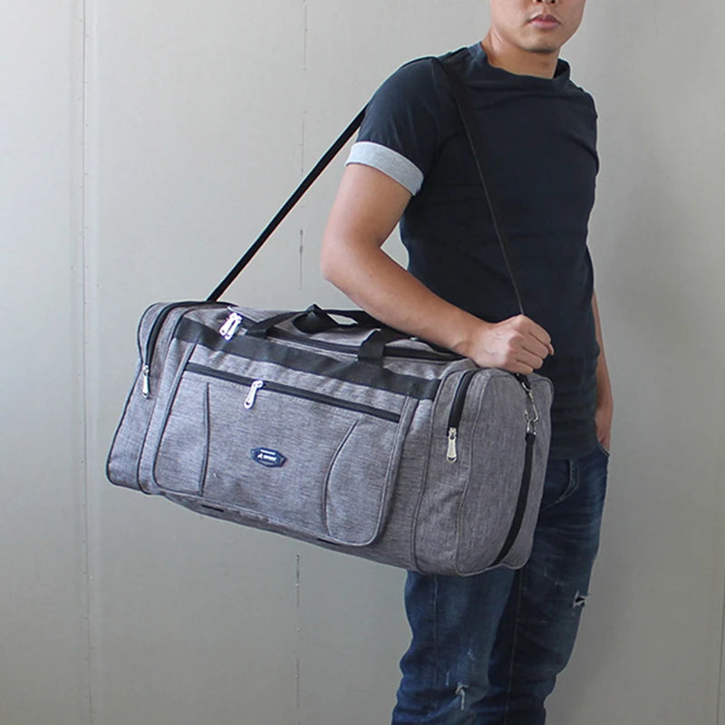 Oxford Waterproof Travel Bag For Men Large Capacity Duffle - Smarsty