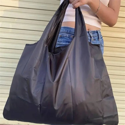Versatile Folding Canvas Shopping Bag With Large Capacity - Smarsty